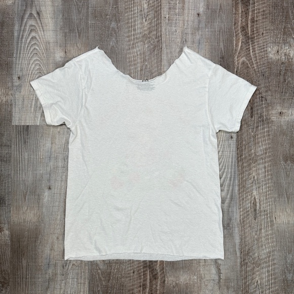 Strawberry Shortcake & Custard Kitty White Cut Off Top T Shirt Size Small - Picture 6 of 8